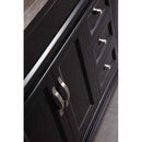 Design Element Hudson 60" Double Sink Vanity Set in Espresso 4