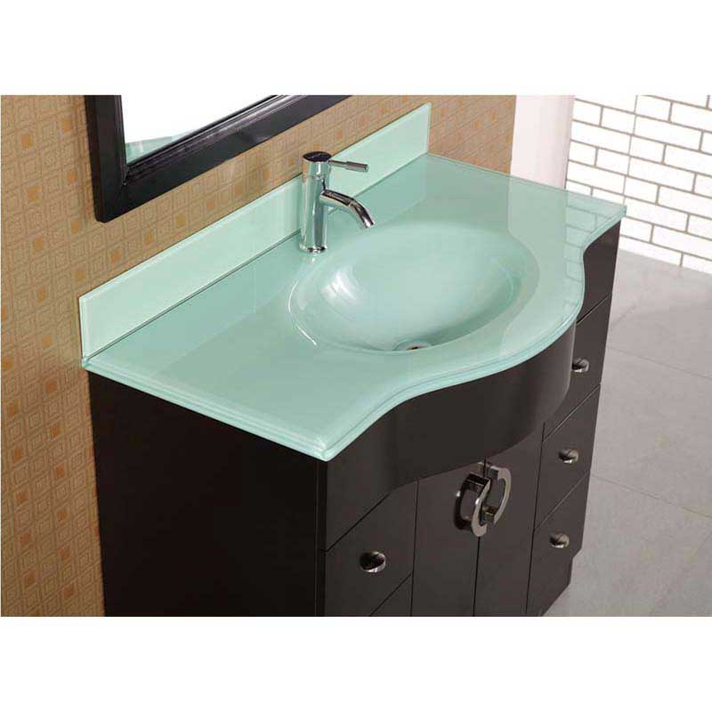 Design Element Aria 40" Single Sink Vanity Set in Espresso 2