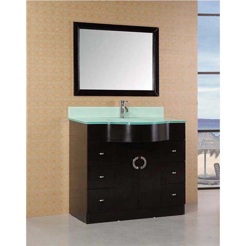 Design Element Aria 40" Single Sink Vanity Set in Espresso 3