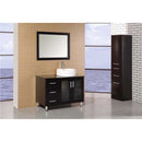 Design Element Malibu 39" Single Sink Vanity Set in Espresso 2