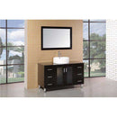 Design Element Malibu 48" Single Sink Vanity Set in Espresso 2