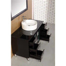 Design Element Malibu 48" Single Sink Vanity Set in Espresso 3