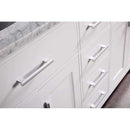 Design Element London 61" Double Sink Vanity Set in White 4