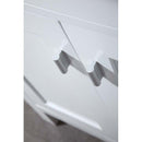 Design Element London 61" Double Sink Vanity Set in White 6