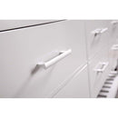 Design Element London 72" Double Sink Vanity Set in Pure White 3