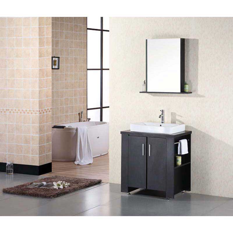 Design Element Washington 36" Single Sink Vanity Set in Espresso 3