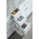 Design Element London 78" Double Sink Vanity Set in White 6