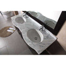 Design Element Bello 61" Double Sink Vanity Set in Espresso 2