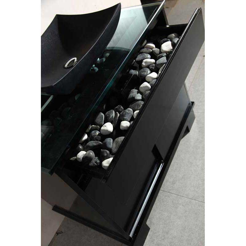 Design Element Oasis 36" Single Sink Vanity Set with Decorative Drawer in Espresso 6