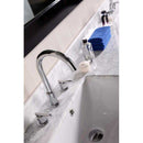 Design Element London 72" Double Sink Vanity Set in Espresso without Mirror 2