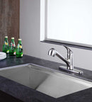 Anzzi Del Acqua Single-Handle Pull-Out Sprayer Kitchen Faucet in Brushed Nickel KF-AZ204BN 4