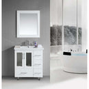 Design Element Stanton 32" Single Sink Vanity Set with Drop-in Sink in White