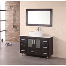 Design Element Stanton 48" Single Sink Vanity Set in Espresso Finish