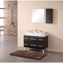 Design Element Paris 36" Single Sink Vanity Set in Espresso