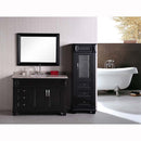 Design Element Hudson 48" Single Sink Vanity Set in Espresso