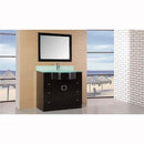 Design Element Aria 40" Single Sink Vanity Set in Espresso