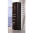 Design Element Malibu 66" Linen Cabinet in Expresso