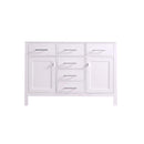 Design Element London 48" Single Sink Base Cabinet in White