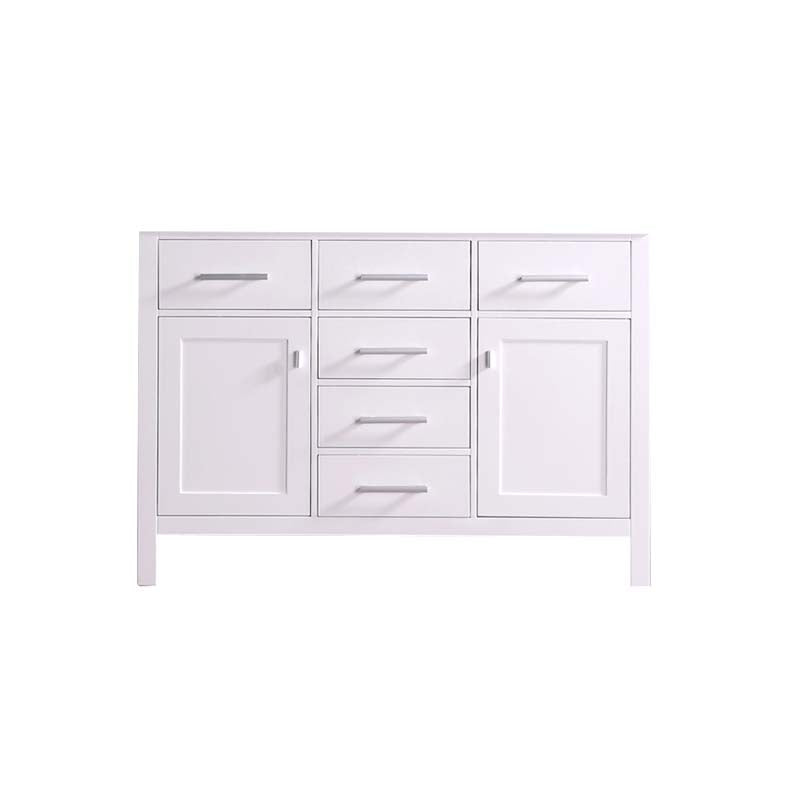 Design Element London 48" Single Sink Base Cabinet in White