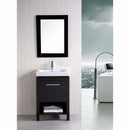 Design Element New York 24" Single Sink Vanity Set in Espresso