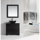 Design Element Oasis 36" Single Sink Vanity Set with Decorative Drawer in Espresso