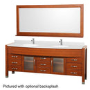 Wyndham Collection Daytona 78" Double Bathroom Vanity Set - Cherry WC-A-W2200-78-CH 4