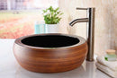 Anzzi Regalia Series Vessel Sink in Black/Swirled Fusion LS-AZ190 2