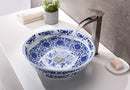 Anzzi Satui Series Vessel Sink in Décor White LS-AZ8205 3