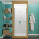 Anzzi Lancer 23 in. x 72 in. Semi-Frameless Shower Door with TSUNAMI GUARD in Brushed Nickel SD-AZ051-01BN 4