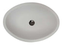Anzzi Maine One Piece Man Made Stone Vessel Sink in Matte White 3