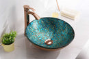 Anzzi Chrona Series Vessel Sink in Gold/Cyan Mix LS-AZ209 4