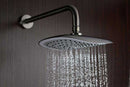 Anzzi Tempo Series Single Handle Wall Mounted Showerhead and Bath Faucet Set in Brushed Nickel 5