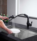 Anzzi Del Moro Single-Handle Pull-Out Sprayer Kitchen Faucet in Oil Rubbed Bronze KF-AZ203ORB 9