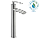 Anzzi Fifth Single Hole Single-Handle Bathroom Faucet in Brushed Nickel L-AZ073BN