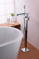 Anzzi Union 2-Handle Claw Foot Tub Faucet with Hand Shower in Polished Chrome FS-AZ0059CH 3