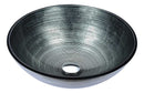 Anzzi Gardena Series Deco-Glass Vessel Sink in Brushed Silver S262-dark