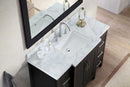 Ariel Bath Hollandale 49" Single Sink Vanity Set in Black 4