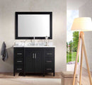 Ariel Bath Hollandale 49" Single Sink Vanity Set in Black