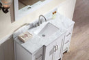 Ariel Hollandale 49" Single Sink Vanity Set in White 3