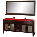 Wyndham Collection Daytona 71" Double Bathroom Vanity Set - Espresso w/ Drawers WC-A-W2200-71-ESP 2