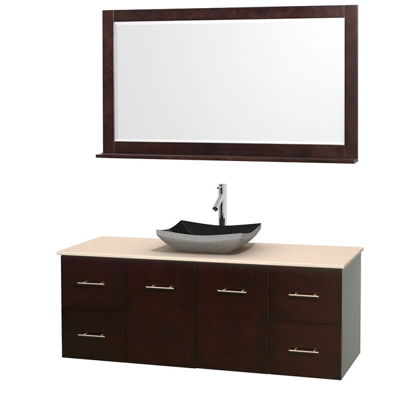 Wyndham Collection Centra 60" Single Bathroom Vanity Set for Vessel Sink - Espresso WC-WHE009-60-SGL-VAN-ESP 6
