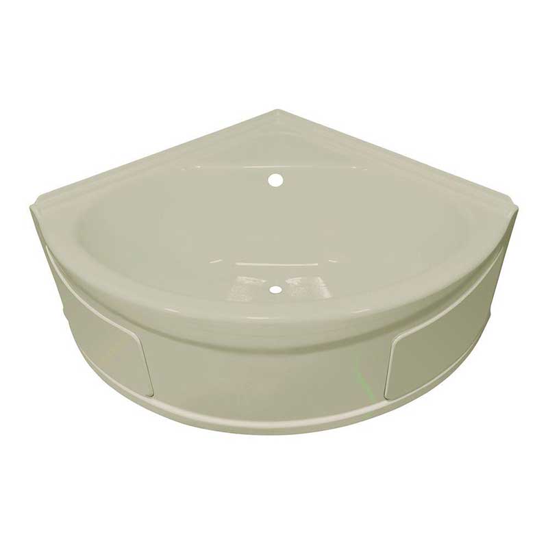 Lyons Industries Sea Wave 4 ft. Whirlpool Tub with Center Drain in Biscuit