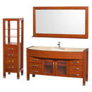 Wyndham Collection Daytona 60" Bathroom Vanity Set - Cherry WC-A-W2109-60-CH-SET 4