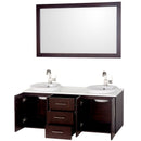 Wyndham Collection Arrano 55" Double Bathroom Vanity Set - Espresso WC-B400-55-ESP 3