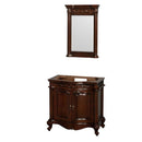 Wyndham Collection Edinburgh 36" Single Bathroom Vanity - Cherry WC-J233-36-SGL-VAN-CHE 4