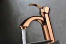Anzzi Harmony Series Single Hole Single-Handle Vessel Bathroom Faucet in Rose Gold L-AZ095RG 4