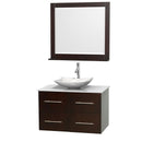 Wyndham Collection Centra 36" Single Bathroom Vanity Set for Vessel Sink - Espresso WC-WHE009-36-SGL-VAN-ESP 6