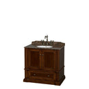 Wyndham Collection Rochester 36" Single Bathroom Vanity - Cherry WC-J231-36-SGL-VAN-CHE 7