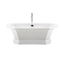 Wyndham Collection 69" Soaking Bathtub - White WCBTO86569