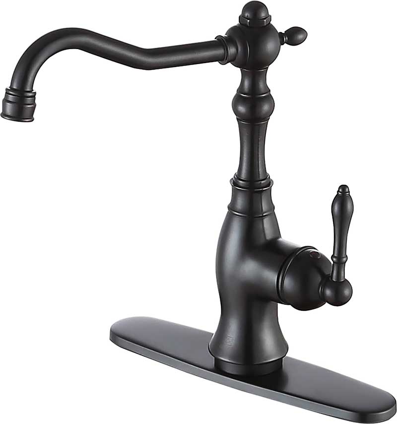 Anzzi Highland Single-Handle Standard Kitchen Faucet with Side Sprayer in Oil Rubbed Bronze KF-AZ224ORB 2